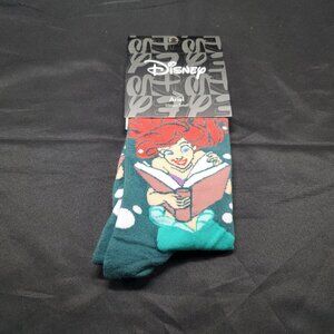 BNWT Disney Princess Ariel: I Want to be Where the Books Are Socks